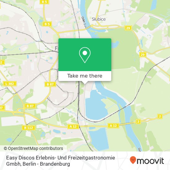 Карта Easy Discos Erlebnis- Und Freizeitgastronomie Gmbh