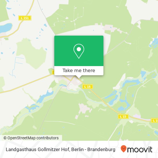 Landgasthaus Gollmitzer Hof map