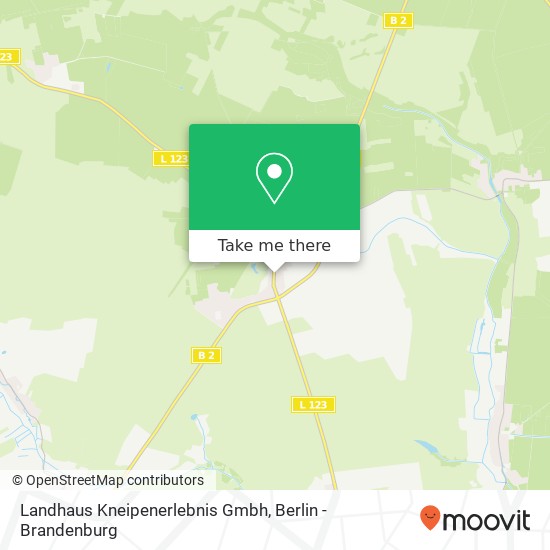 Landhaus Kneipenerlebnis Gmbh map