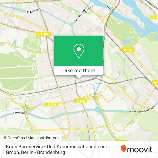 Карта Boos Büroservice- Und Kommunikationsdienst Gmbh