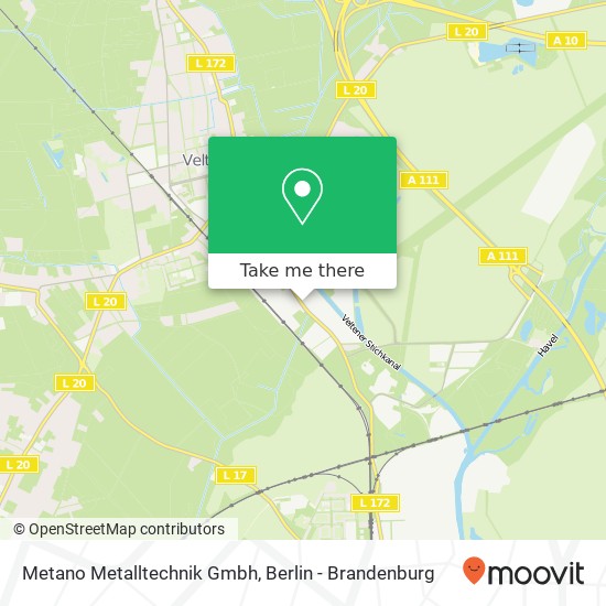 Metano Metalltechnik Gmbh map