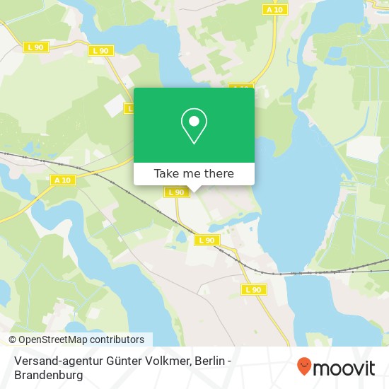 Карта Versand-agentur Günter Volkmer
