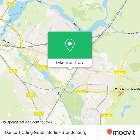 Danco Trading Gmbh map