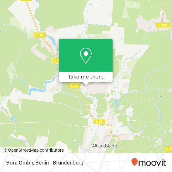 Bora Gmbh map