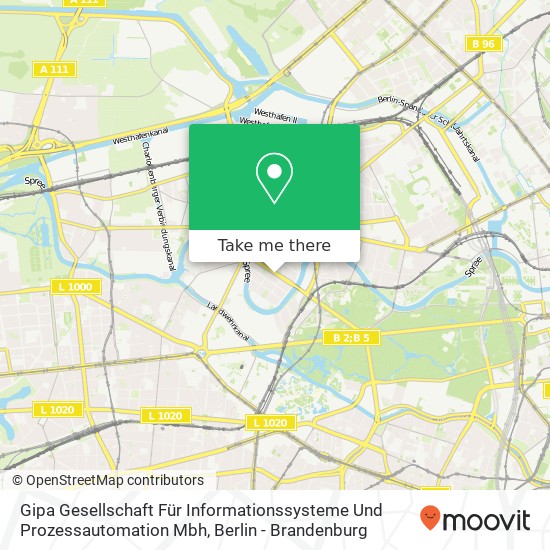 Gipa Gesellschaft Für Informationssysteme Und Prozessautomation Mbh map