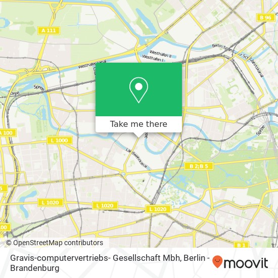 Gravis-computervertriebs- Gesellschaft Mbh map