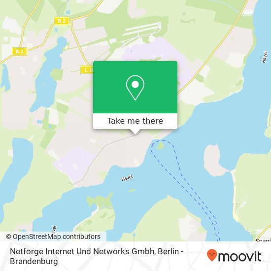 Карта Netforge Internet Und Networks Gmbh