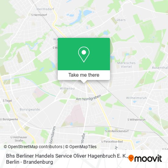 Bhs Berliner Handels Service Oliver Hagenbruch E. K. map