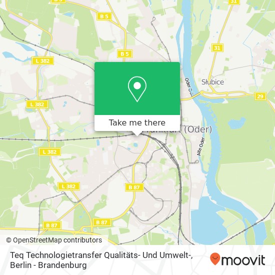 Teq Technologietransfer Qualitäts- Und Umwelt- map