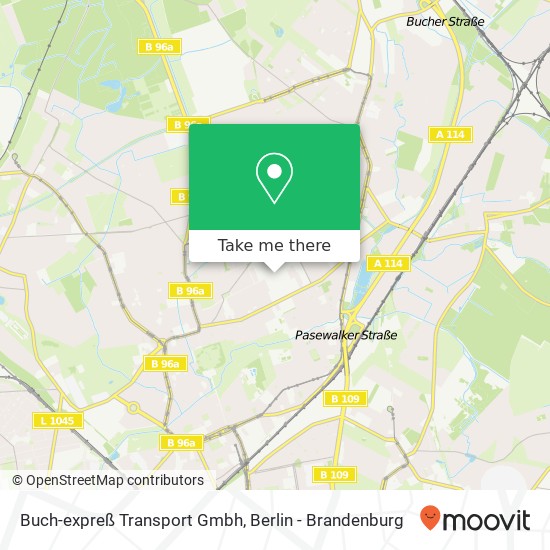 Карта Buch-expreß Transport Gmbh