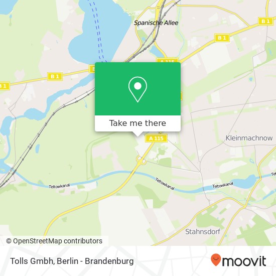 Tolls Gmbh map