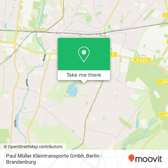 Карта Paul Müller Kleintransporte Gmbh