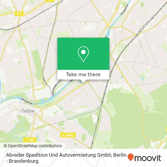 Карта Abreder Spedition Und Autovermietung Gmbh