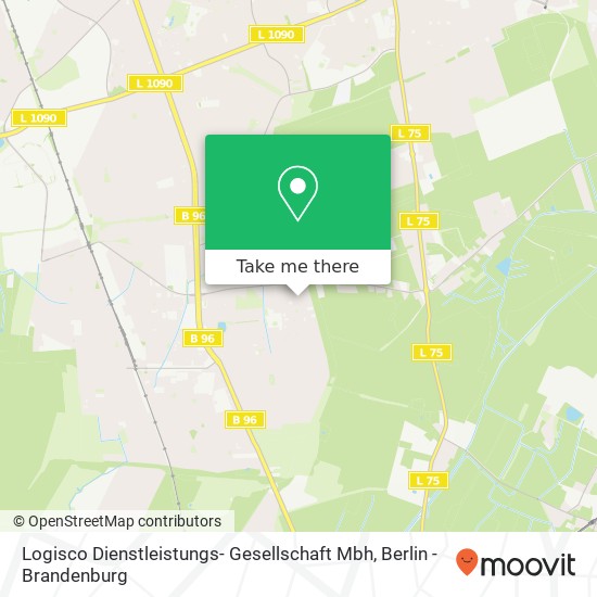 Logisco Dienstleistungs- Gesellschaft Mbh map