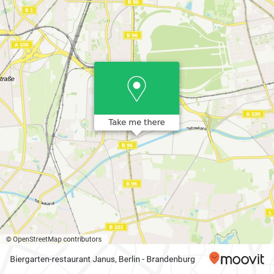 Biergarten-restaurant Janus map