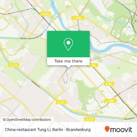 China-restaurant Tung Li map