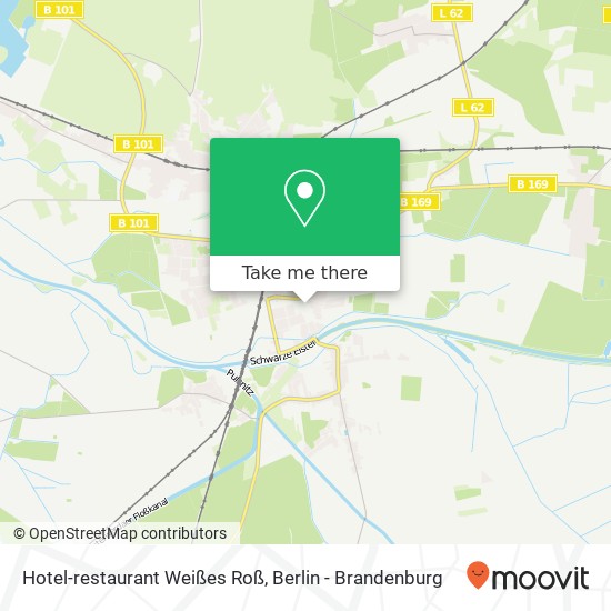 Карта Hotel-restaurant Weißes Roß
