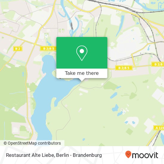 Restaurant Alte Liebe map