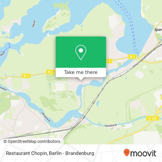 Restaurant Chopin map