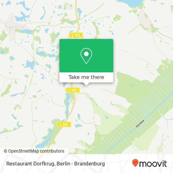 Карта Restaurant Dorfkrug