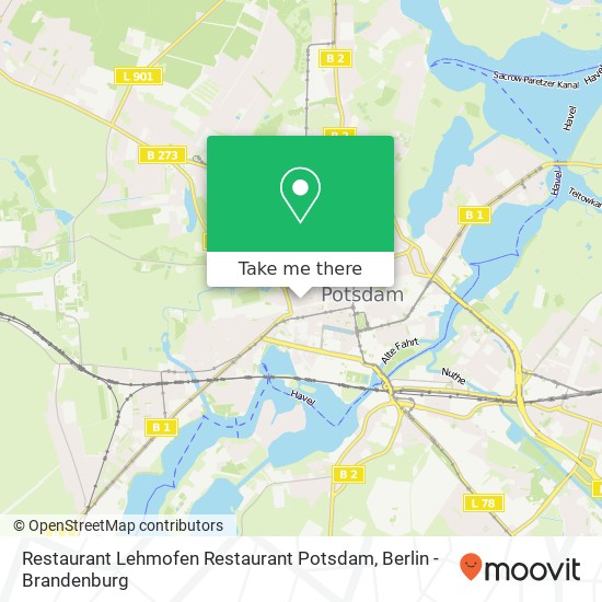 Карта Restaurant Lehmofen Restaurant Potsdam