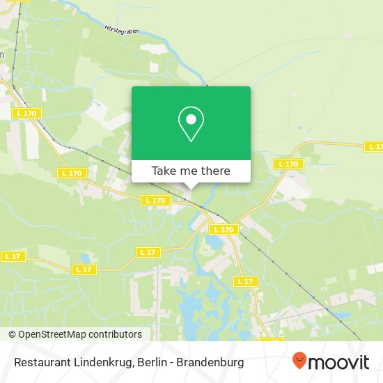 Restaurant Lindenkrug map