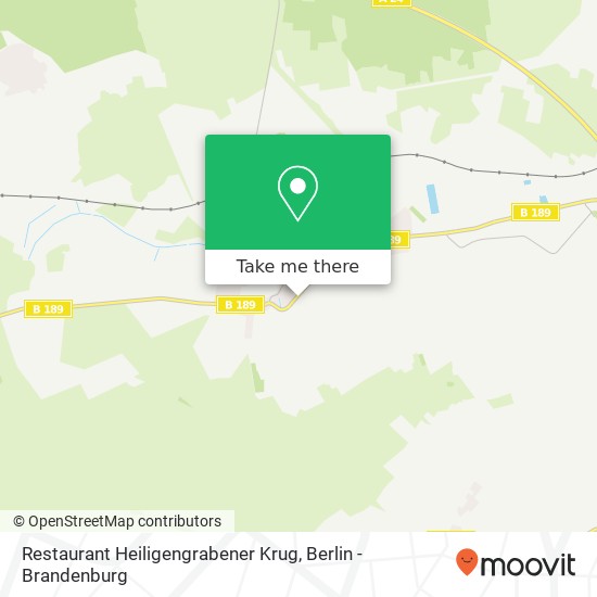 Карта Restaurant Heiligengrabener Krug