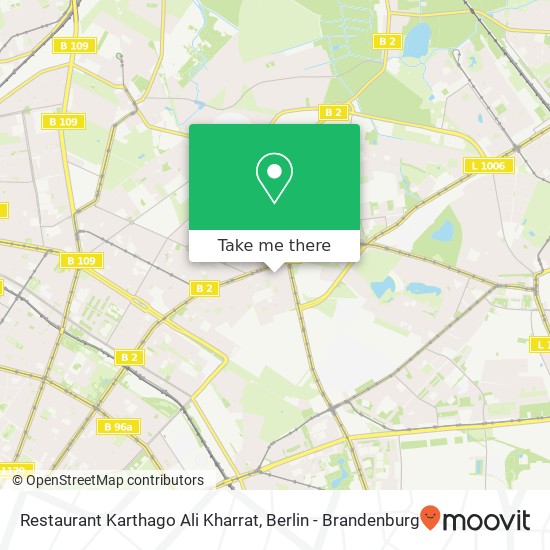 Restaurant Karthago Ali Kharrat map