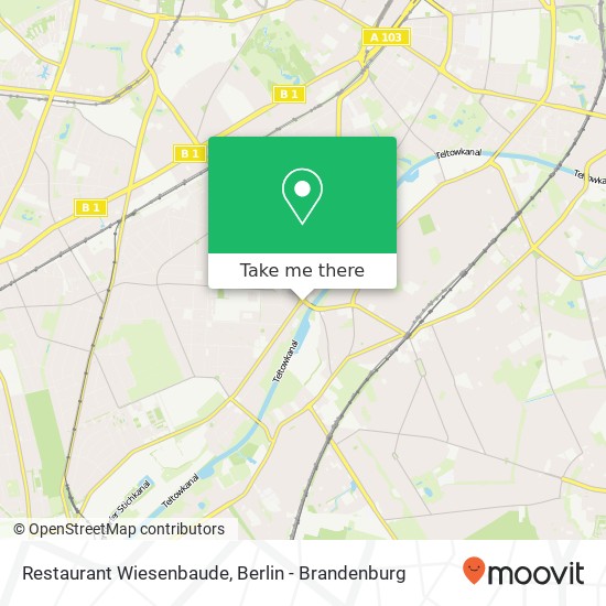 Restaurant Wiesenbaude map
