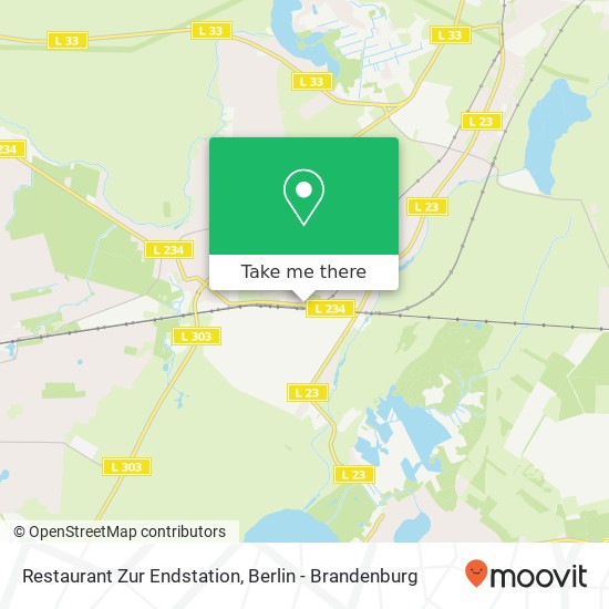 Restaurant Zur Endstation map