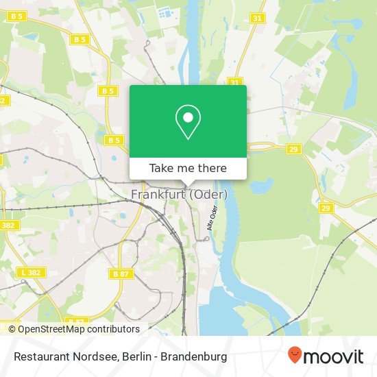 Restaurant Nordsee map