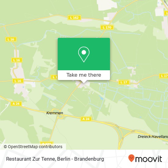 Карта Restaurant Zur Tenne