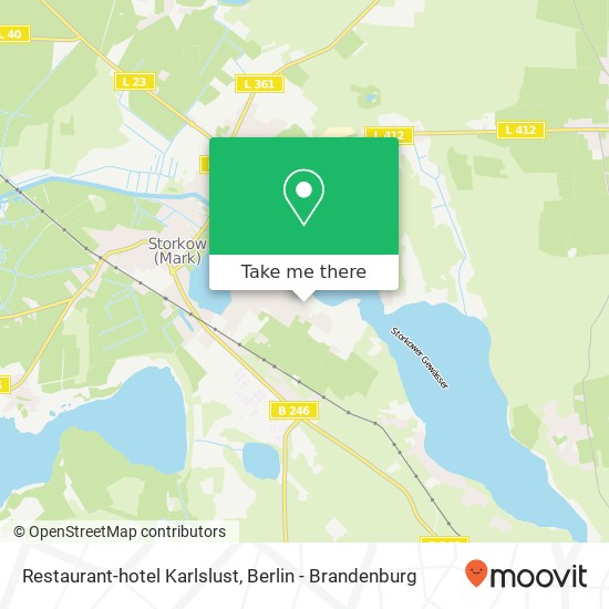 Карта Restaurant-hotel Karlslust
