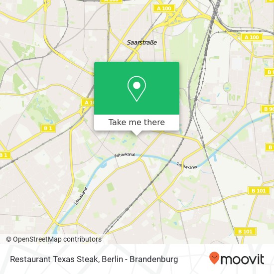 Restaurant Texas Steak map