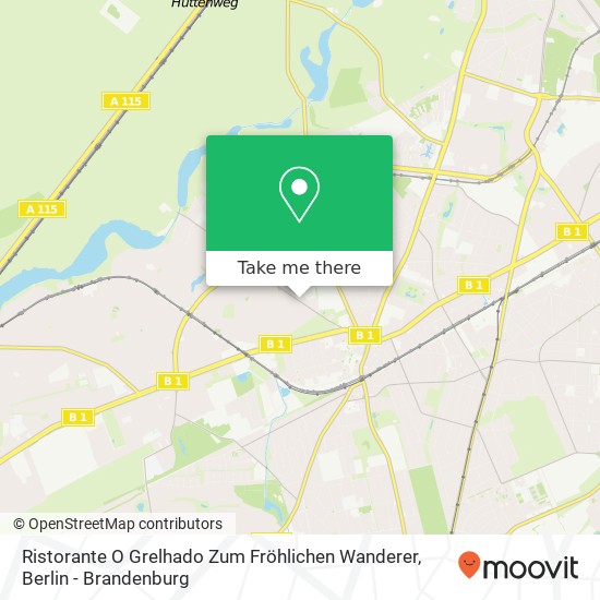 Ristorante O Grelhado Zum Fröhlichen Wanderer map