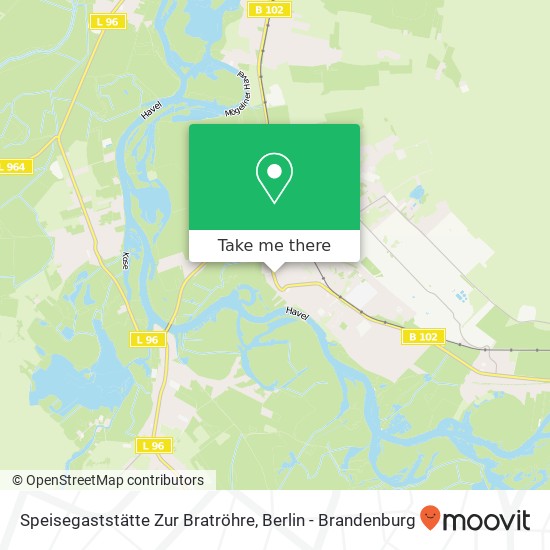Карта Speisegaststätte Zur Bratröhre