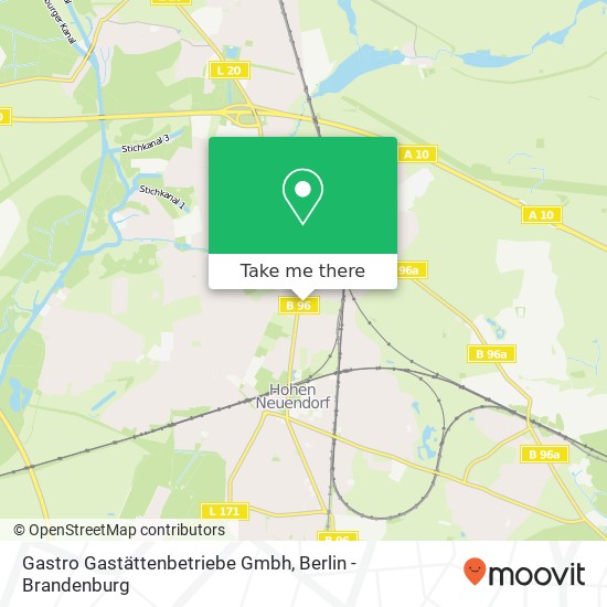 Gastro Gastättenbetriebe Gmbh map