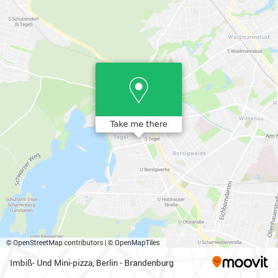 Карта Imbiß- Und Mini-pizza