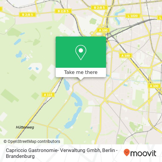 Capriccio Gastronomie- Verwaltung Gmbh map