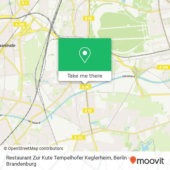 Restaurant Zur Kute Tempelhofer Keglerheim map