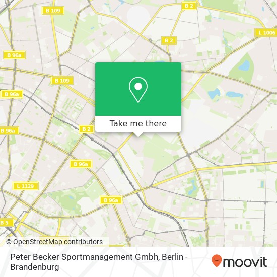 Peter Becker Sportmanagement Gmbh map