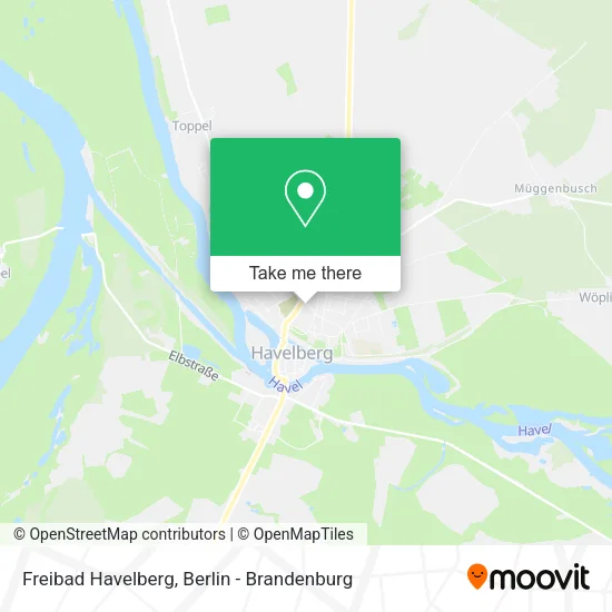 Карта Freibad Havelberg