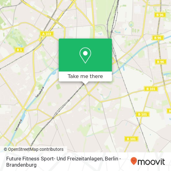 Future Fitness Sport- Und Freizeitanlagen map