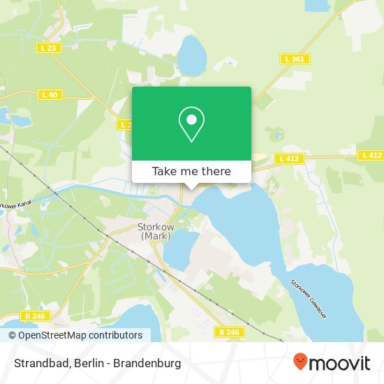 Strandbad map