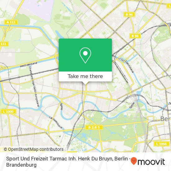 Sport Und Freizeit Tarmac Inh. Henk Du Bruyn map