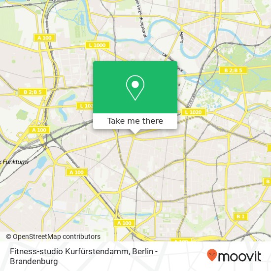 Карта Fitness-studio Kurfürstendamm