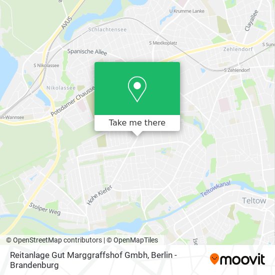 Карта Reitanlage Gut Marggraffshof Gmbh