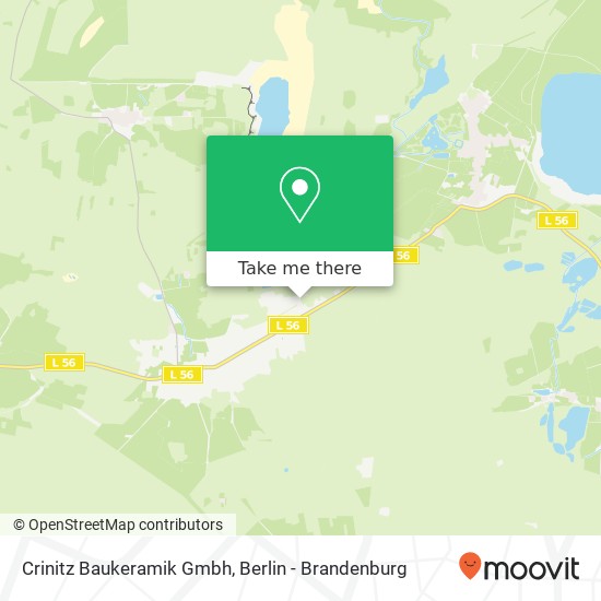 Crinitz Baukeramik Gmbh map