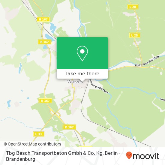 Карта Tbg Besch Transportbeton Gmbh & Co. Kg
