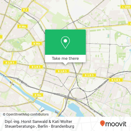 Карта Dipl.-ing. Horst Sanwald & Kati Wolter Steuerberatungs-